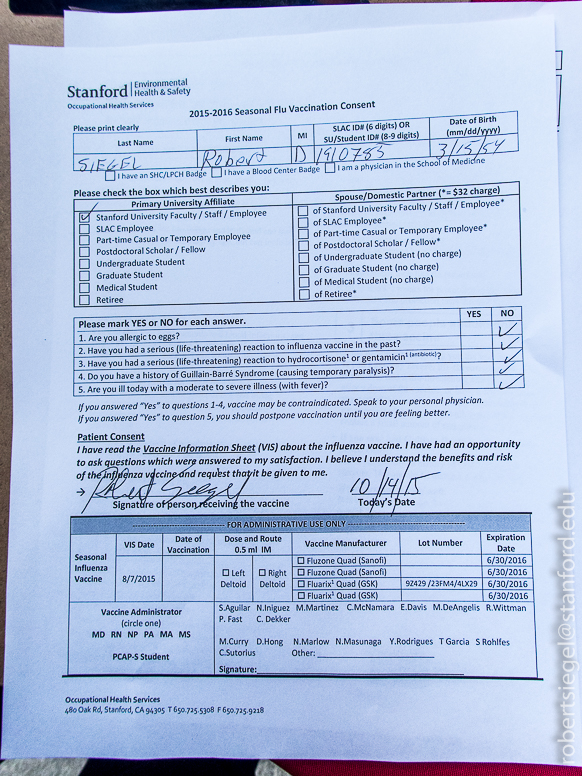 influenza vaccine